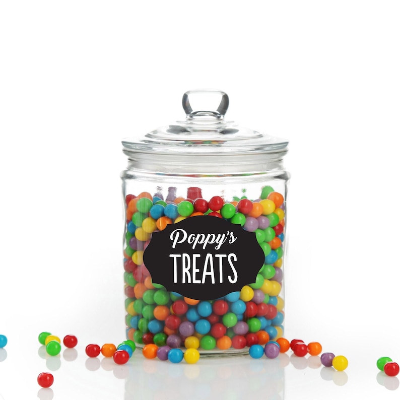 Personalised Treats Medium Lolly Jar Etsy Australia