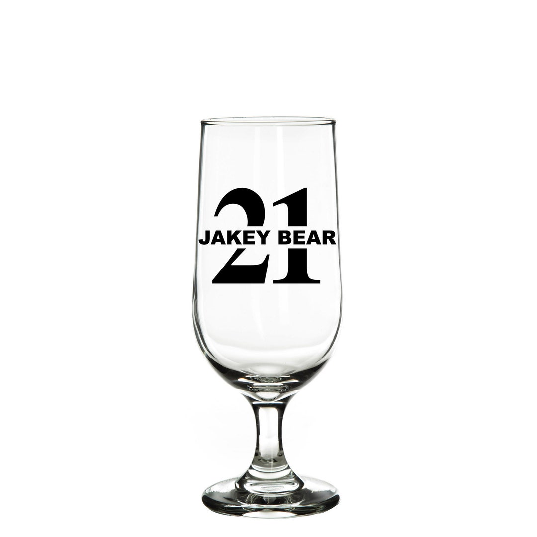 Personalised 21st Birthday Beer Glass Etsy Australia