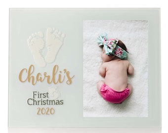 Cadre photo personnalisé premier Noël