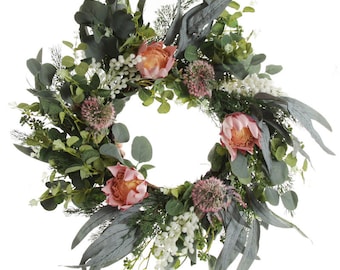 Protea Eucalyptus Floral Tribute Wreath