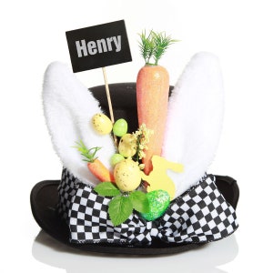 Handgemaakte Mad Hatter-hoge hoed