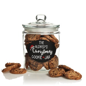 Personalised Christmas Treat Jar