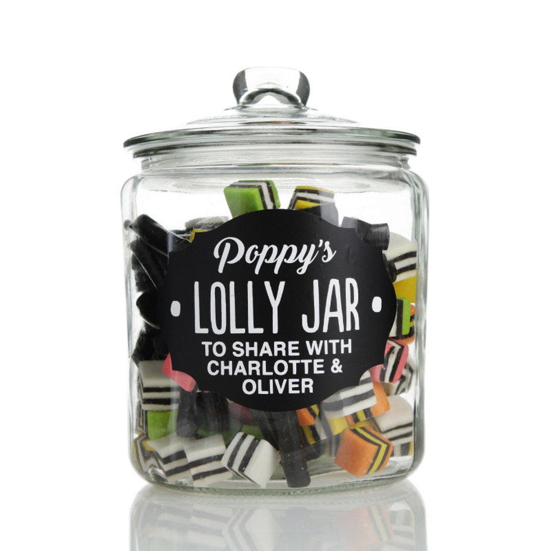Personalised to Share Large Lolly Jar Etsy Australia