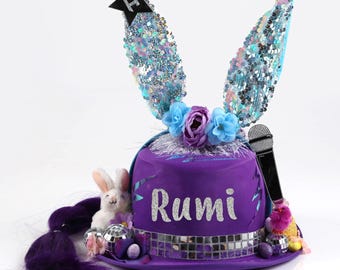 Handmade Purple Rumi Easter Hat