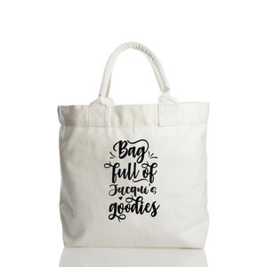 Personalised Bag Full of Goodies Canvas Deck Bag