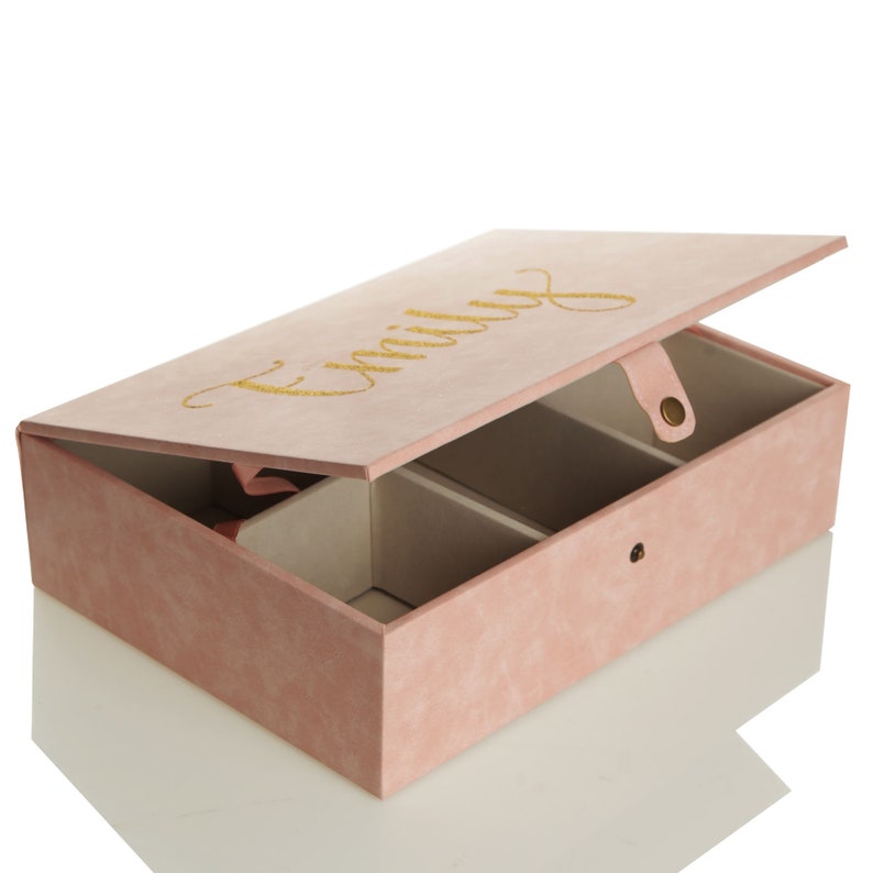 Personalised Large Pink Jewellery Box Etsy Australia