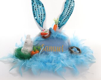 NWT Gymboree Boys Girls First Easter One-Piece Bunny Hat Cap Set 0/3 mos NWT Gymboree Boys Girls First Easter One-Piece Bunny Hat Cap Set 0/3 mos