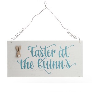 Personalised Easter Plaque