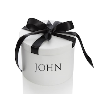 White Round Celebration Gift Box