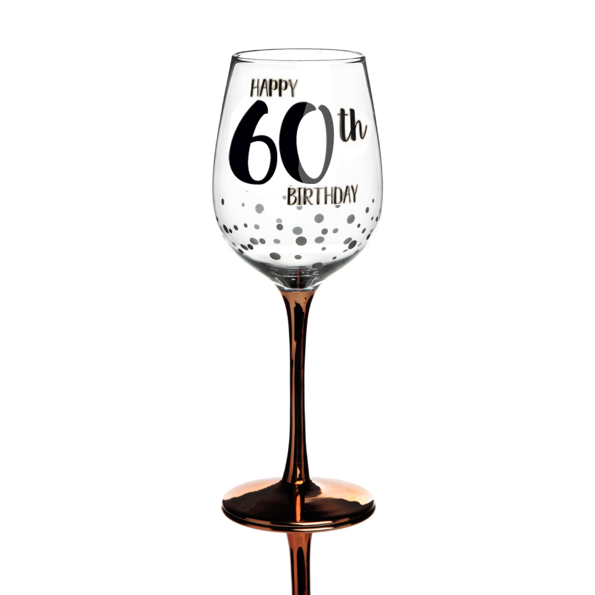 60th Birthday Wine Glass - Etsy 60th Birthday Wine Glass - Etsy