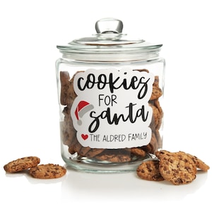Personalised Cookies For Santa Jar