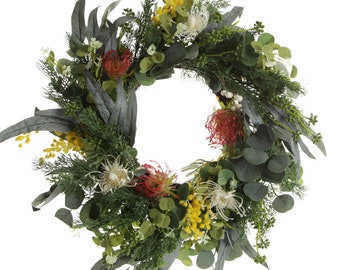 Native Eucalyptus Floral Tribute Wreath