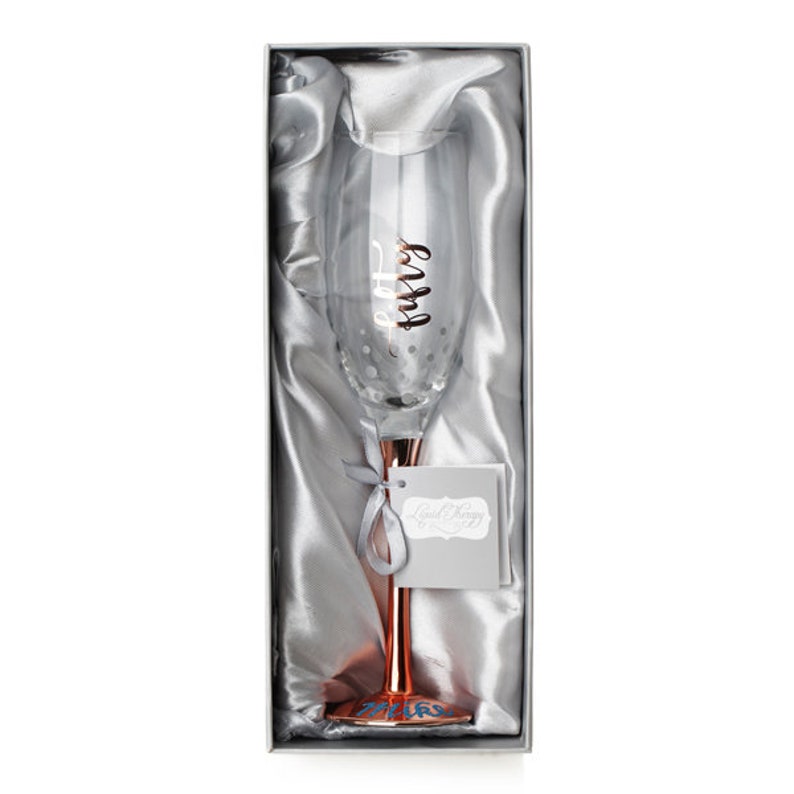 Personalised Rose Gold 50th Birthday Champagne Flute Etsy