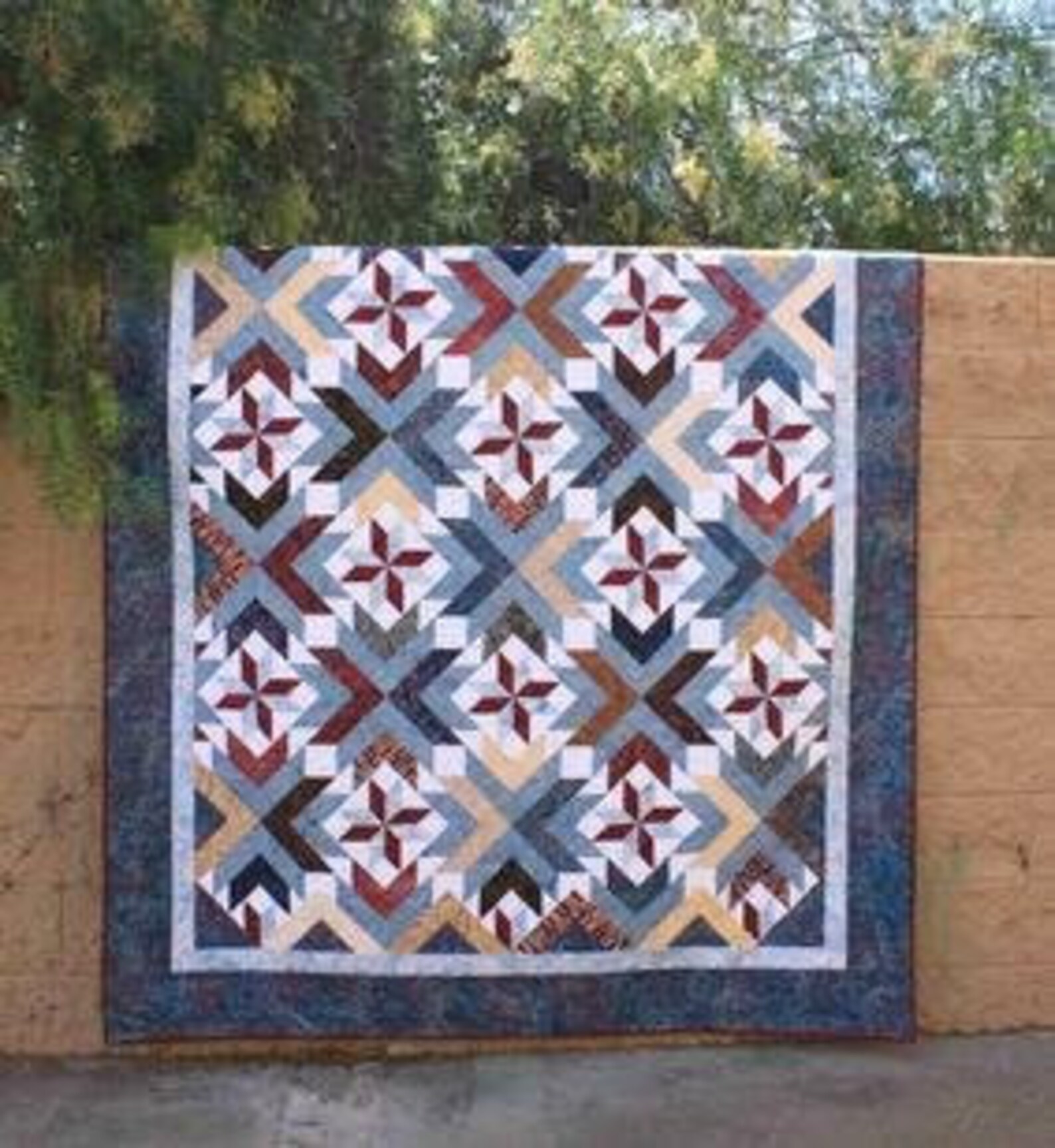 Winter Solstice quilt pattern by Dell'Orco Etsy