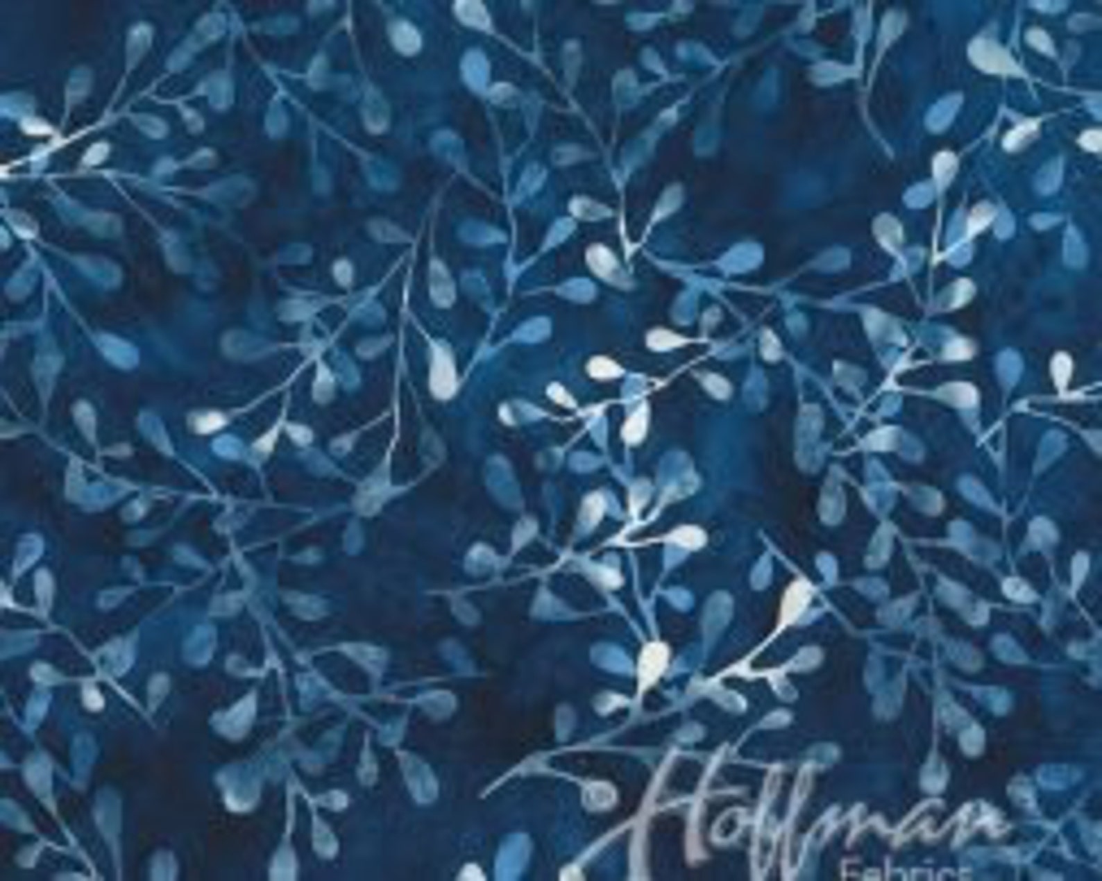 Hoffman Bali Batik - Sprigs - Q2110 87 Blueberry - Etsy