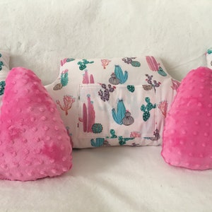 Mastectomy Pillow Set/ Double Mastectomy Pillow Set/ Healing Pillow With Pocket For Phone/XL-XXL/(Handmade)