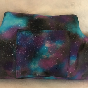 Breast Cancer Pillow/ Mastectomy Pillow/ Double Mastectomy Pillow/ Healing Pillow With Pocket For Phone/Galaxy and Stars/ (Handmade)