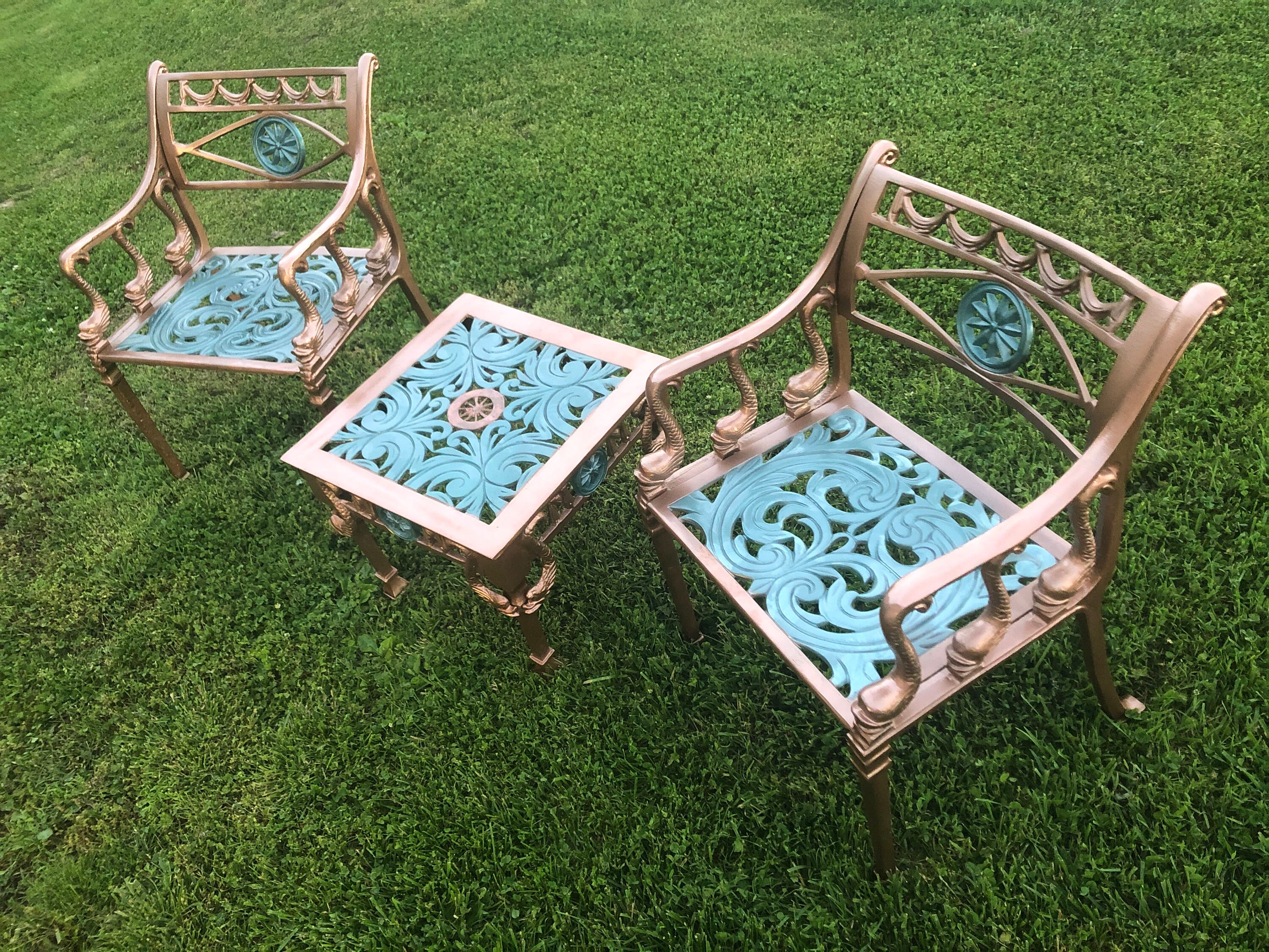 Molla Neoclassical Dolphin Star Patio Set ***LOCAL PICKUP ONLY