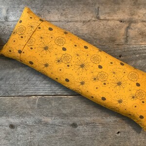 Large Rice Heat/Cold Pad | Golden Autumn | Organic Lavender Buds | Removable Cover | Microwavable/Freezer | Muscle Relief | Free Shipping:)