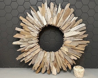 Large Driftwood Sunburst Wreath