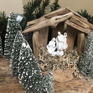 Rustic Nativity Scene