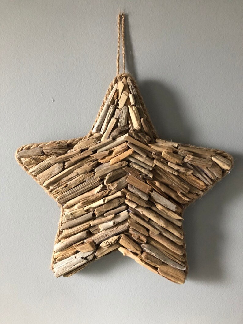 Driftwood Christmas Star