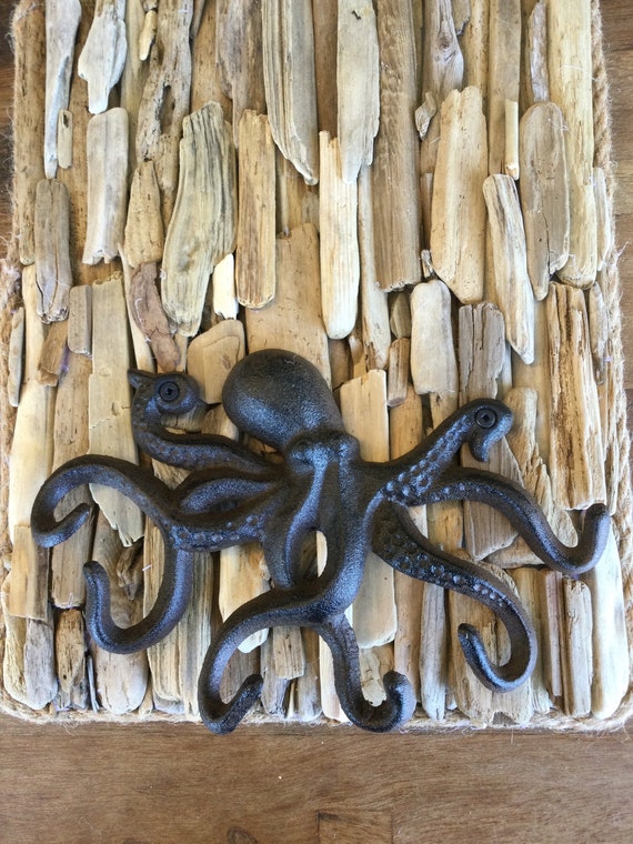 Octopus Driftwood Art Etsy