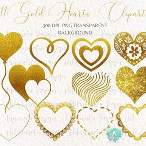 50% OFF SALE,Gold hearts clipart,Glitter hearts PNG,Valentin day clipart, heart lace ,Scrapbooking,Trendy designs,Sublimation,Commercial Use