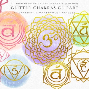 SCONTO DEL 50% Clipart Chakra in lamina d'oro e oro rosa, Chakra glitterati, Design a sublimazione Kundalini PNG Chakra Vettori png Uso commerciale