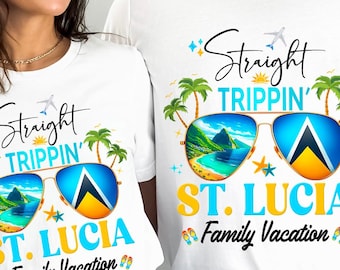 St. Lucia Vacation, Santa Lucia Vacay, Girls Trip Shirts, Saint Lucia Birthday,  St. Lucia Baecation, St Lucia Couples Trip