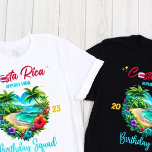 Costa Rica Shirts, Straight Trippin, Costa Rica Vacation, Pura Vida, Girls Trip Tshirt, Costa Rica Matching, Costa Rica Birthday