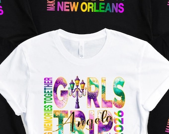 New Orleans Trip 2026, New Orleans Party, Nola Girls Trip, N'AWLINS T-Shirt, New Orleans Bachelorette, Nola Birthday