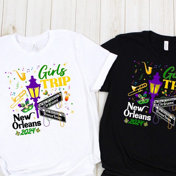 New Orleans Trip 2024, New Orleans Party, Nola Girls Trip, N'AWLINS T-Shirt, New Orleans Bachelorette, Nola Birthday