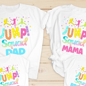Jump Party Shirt, Trampoline Birthday, Jump Squad, Jump Matching Tee, Trampoline Party, Bounce Birthday Squad, Trampoline Crew