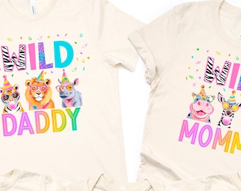Zoo Birthday, Wild Birthday Tee, Safari Birthday Shirt, Birthday Group Tee, Custom Safari Animals Shirts