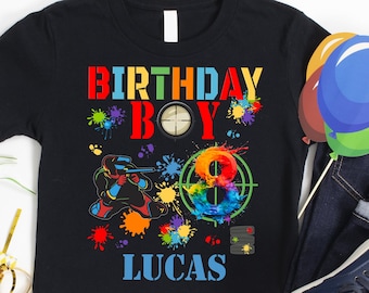 Paintball Birthday, Birthday Matching Tees, Camping Birthday, Paintball Party Theme, Outdoor Birthday, Paint Splatter