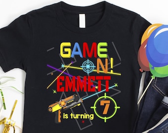 Laser Tag Birthday, Laser Tag Custom Shirt, Custom Birthday Boy, Laser Tag Party, Laser Tag Boy Shirt