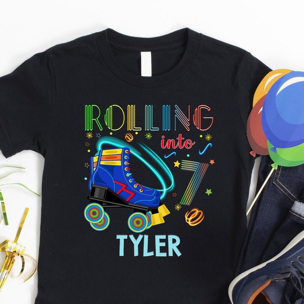 Roller Skate Party, Skate Birthday Shirt, Roller Skating Birthday, Roller Skating Shirt, Birthday Girl, Roller Boy Shirt