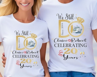 Husband And Wife, Couple Cruising, Cruise Crew, Anniversary Cruise, Couple Shirts, We Still Do, Matching Cruise