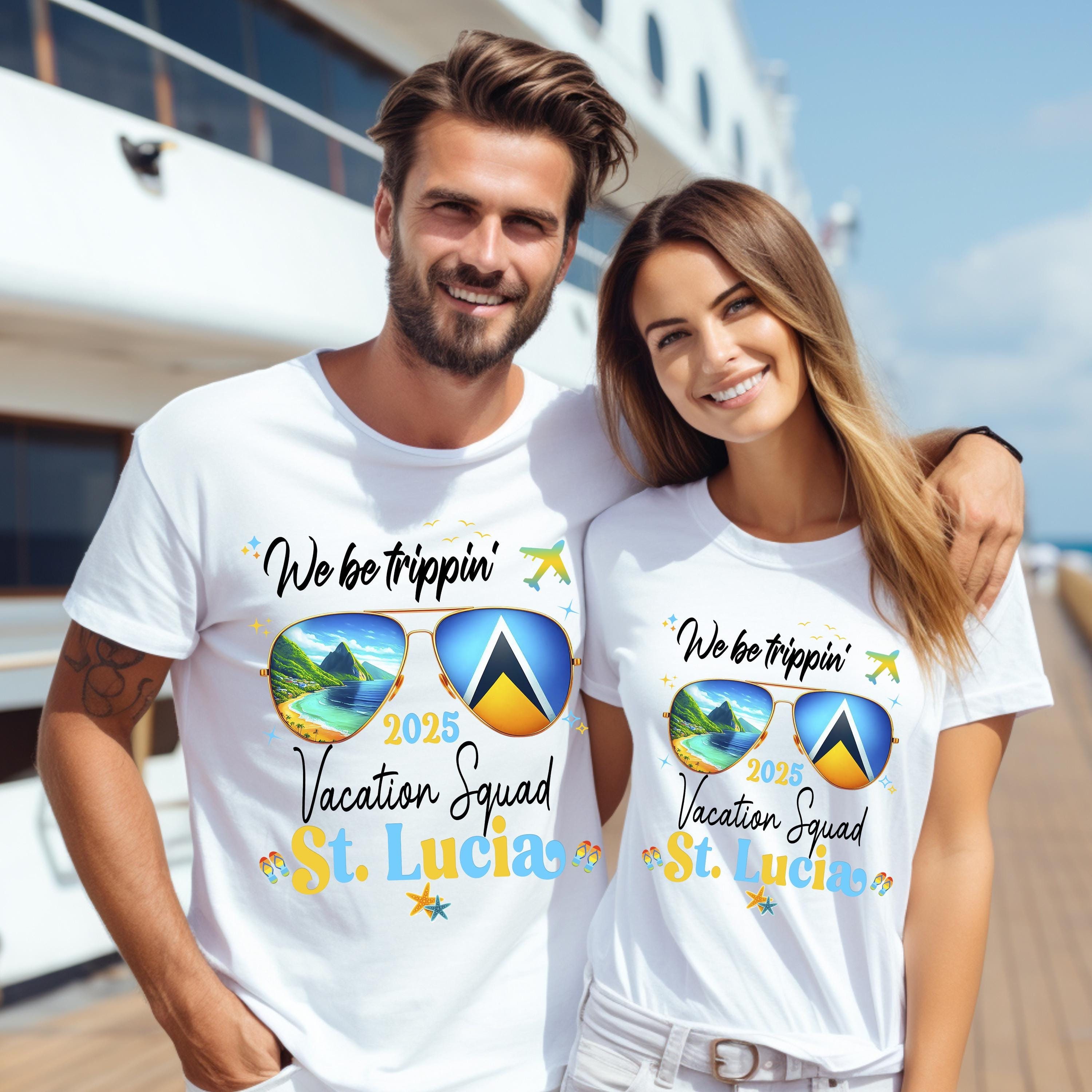 St. Lucia Vacation, Santa Lucia Vacay, Girls Trip Shirts, St. Lucia Baecation, St Lucia Honeymoon, Spring Break 2025