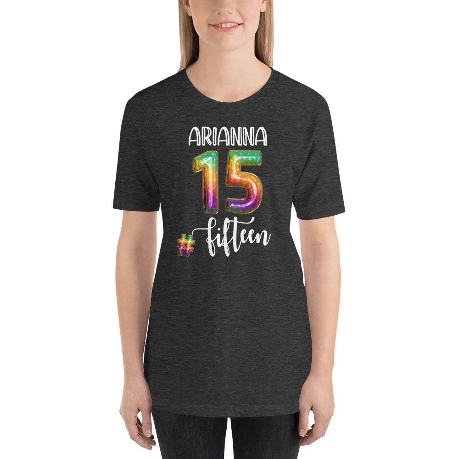 15th Birthday Shirt Fifteen Birthday Shirt Custom 15th | Etsy
