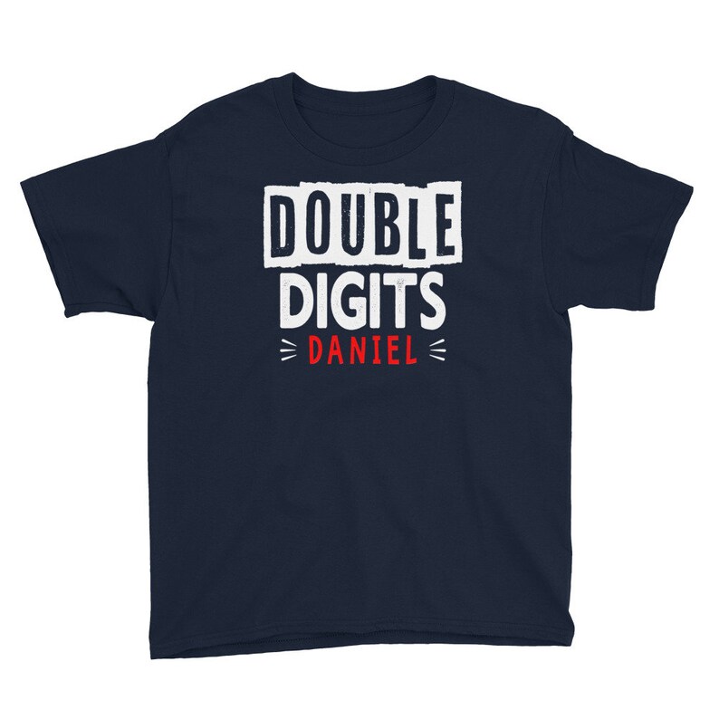 Double Digits Ten Birthday Boy Shirt 10 Double Digits Boys Etsy UK