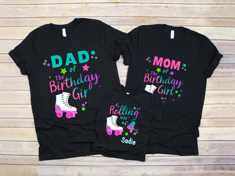 Roller Skate Outfit Skate Birthday Shirt Roller Skating Etsy