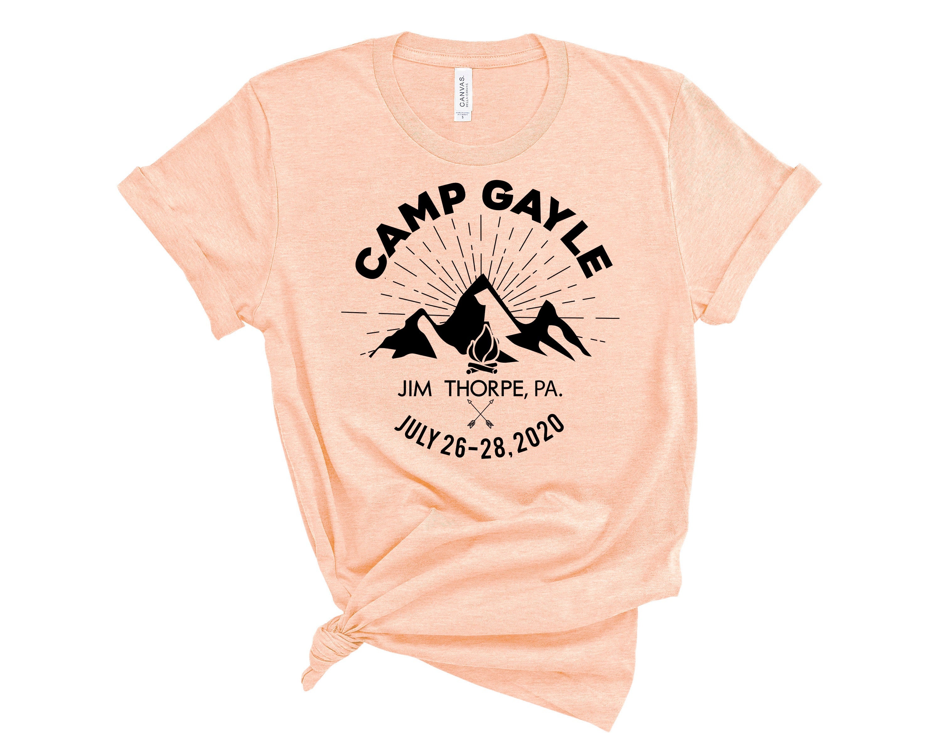 Camping Shirt Bachelorette Camping Party Camp Shirt Bride Etsy
