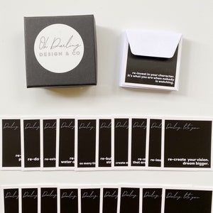 Darling PERSONAL-GROWTH cartes (Ensemble de 20)