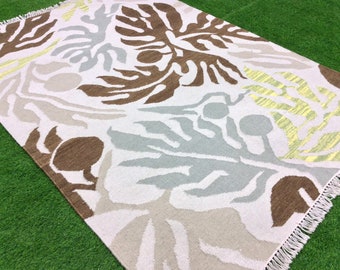 5x7ft Vintage Dari Rug Cotton Handmade Rug Throw Runner Carpet Etsy