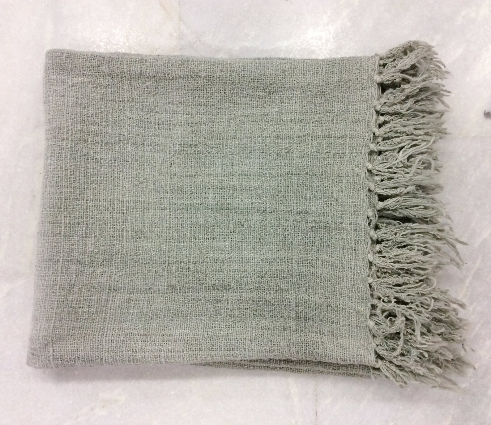 50x70.Inch Throw Handmade Cotton Throw Grey Handloom Throw Etsy