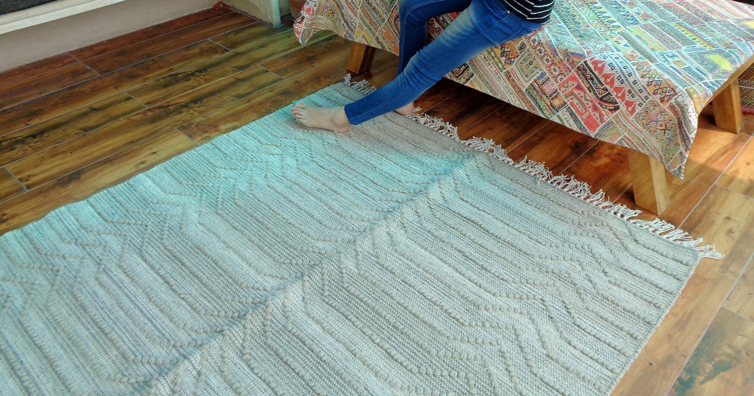 5x8ft Schlafzimmer Teppich Bereich Teppich Teppich Wollteppich | Etsy