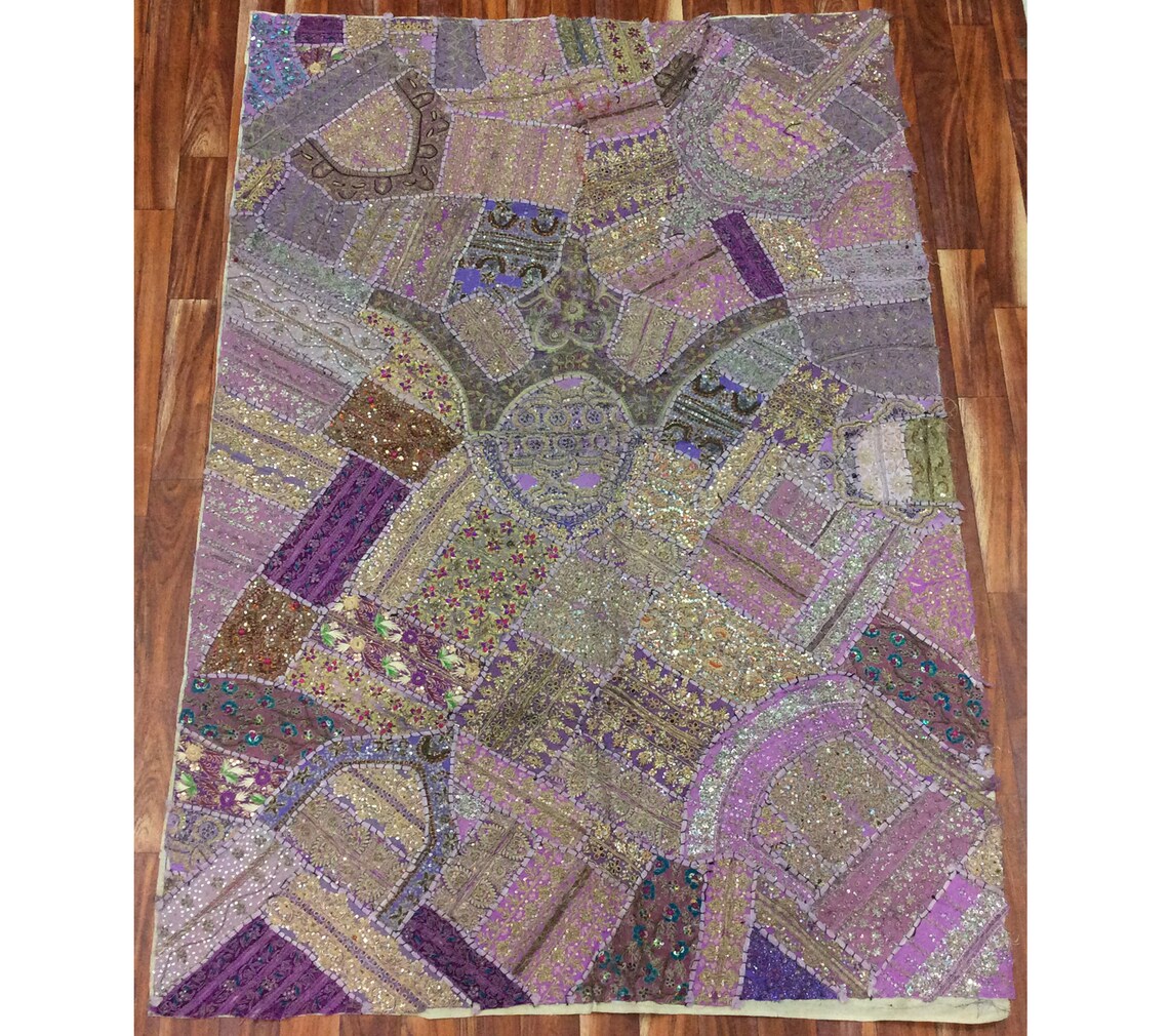 60x40.Inch Indian Wall Decor Cotton Wall Decor Embroidered Etsy