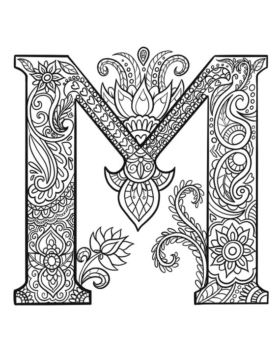 Letter m coloring sheet - lasopaortho